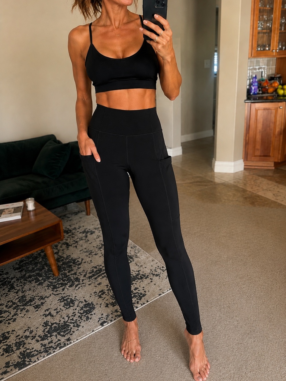 lululemon athletica High-Rise Side-Pocket Leggings - Charcoal Gray